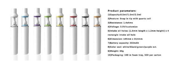 DSP-14_disposable_with_white_background_and_parameters.pdf-1 Quartz Core XL AIO Disposable (Pack of 3)
