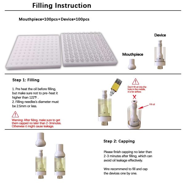 QuartzCeramicFillingInstruction Quartz Core Ceramic XL Cartridge (Pack of 3)