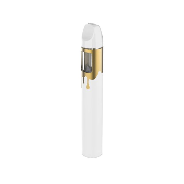cbspenwhitewithgolddrip2_163a289e-66a2-4562-bc0f-45410bdad601-1 Cottonless Bucket Series Pens Pack of 3 (CBS) - (1ml, 2.4v)